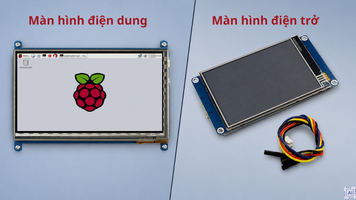 Phân loại màn hình cảm ứng HMI