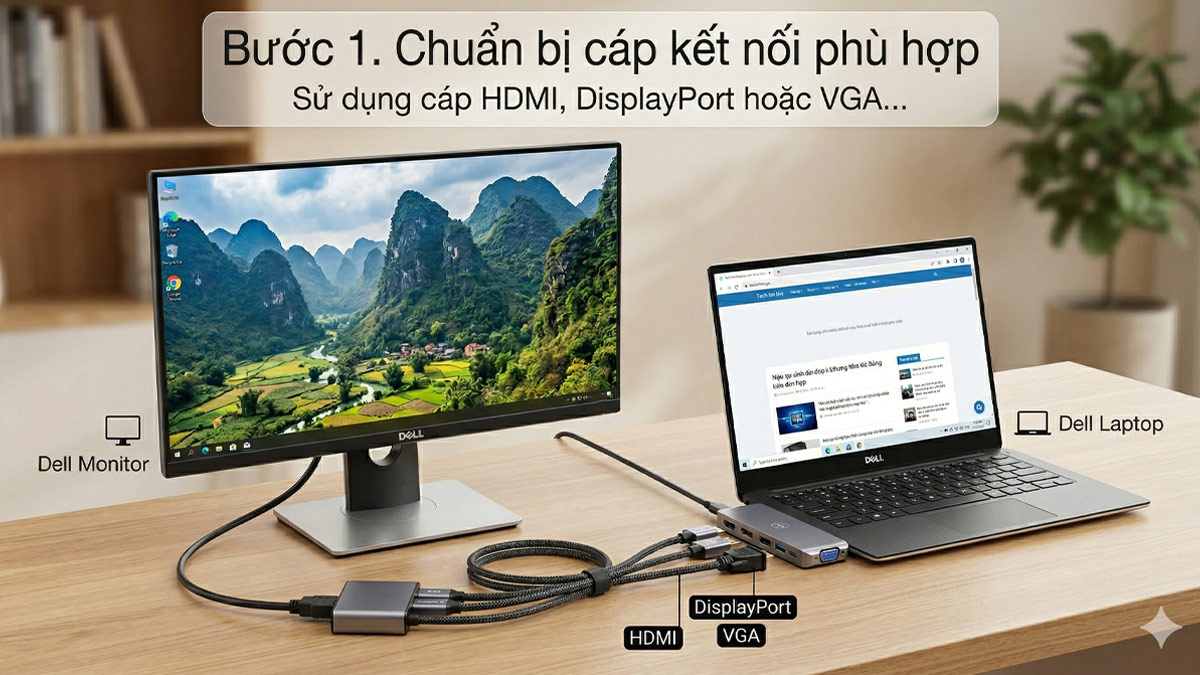 Kiểm tra màn hình trên thiết bị khác