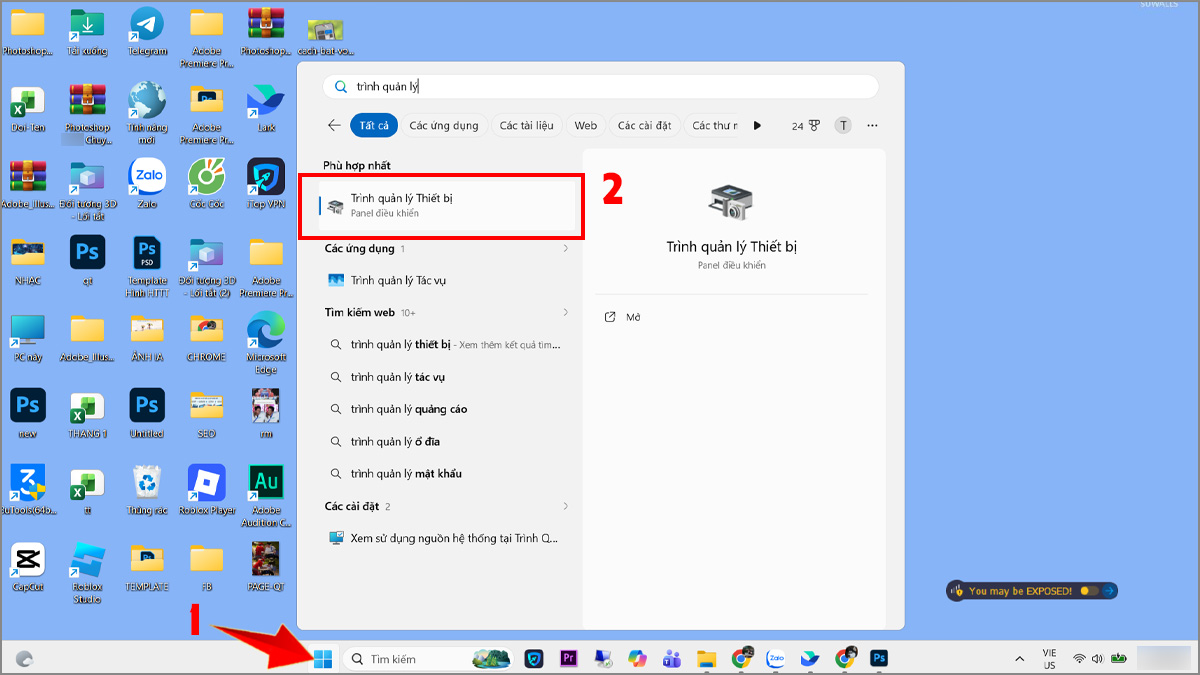 Cập nhật driver card đồ họa