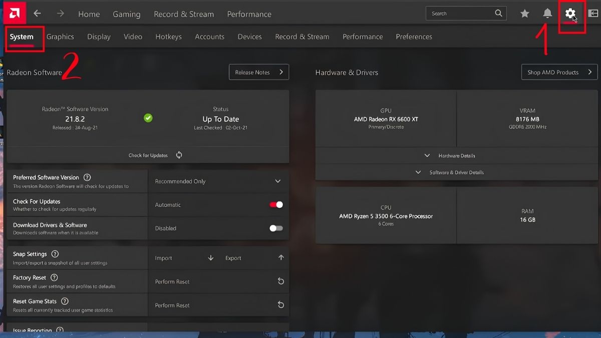 Kiểm tra và chỉnh lại scaling mode trong phần mềm card đồ họa