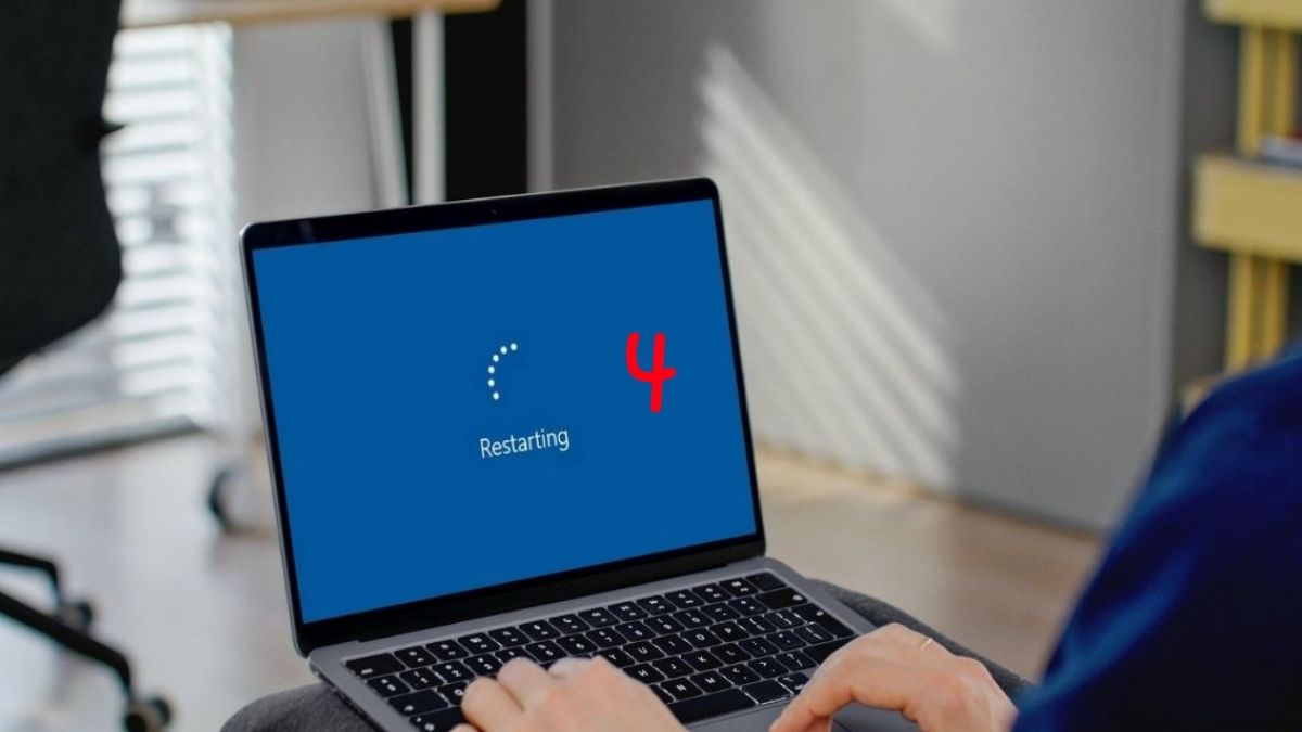 Khởi động lại máy tính