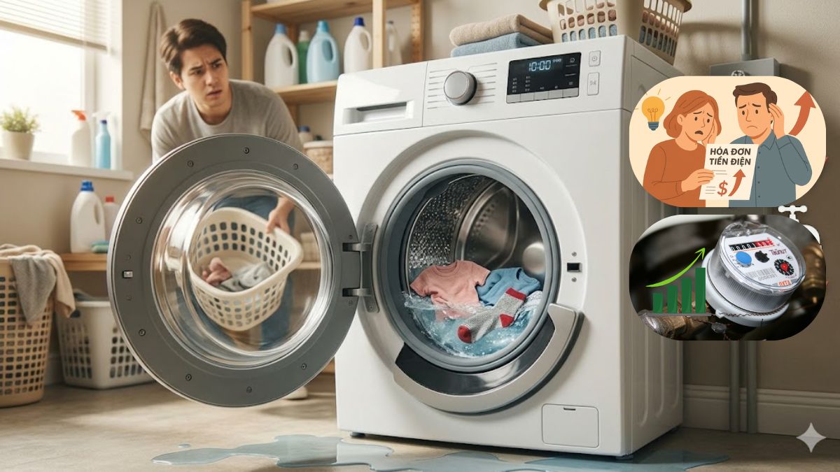 Hao phí điện nước