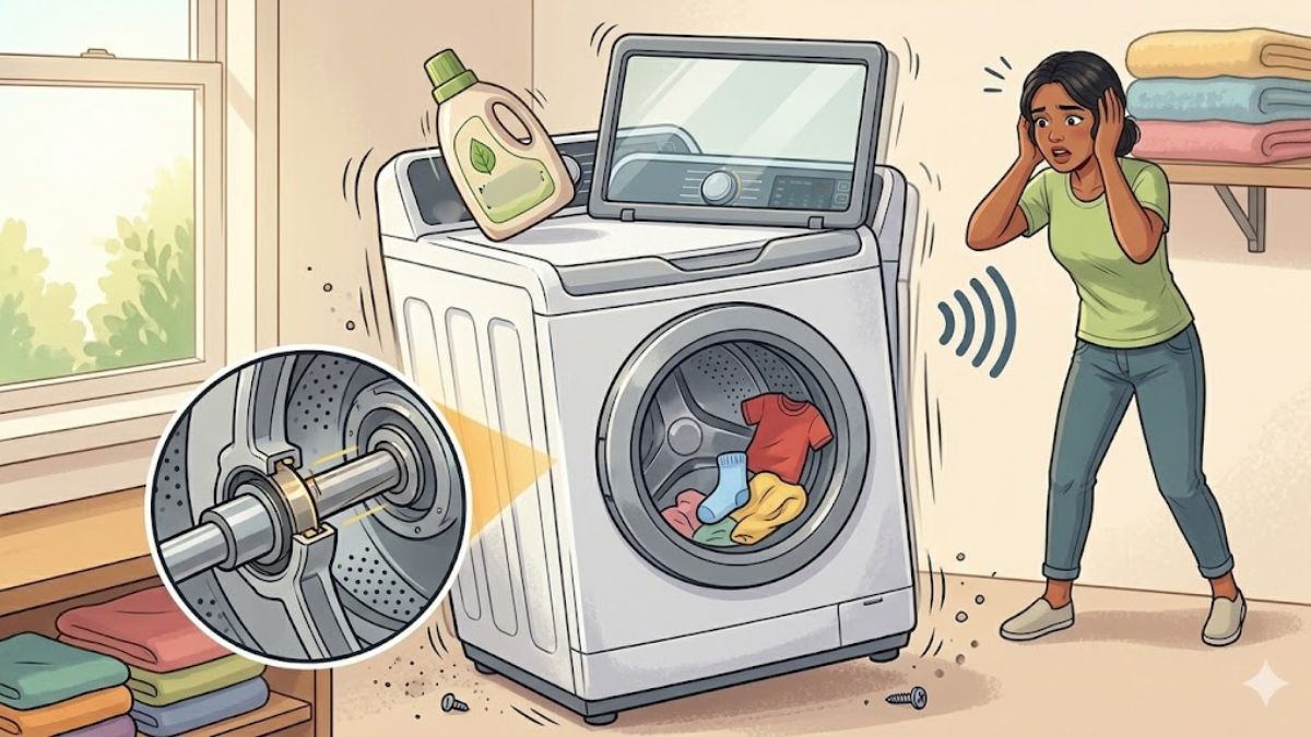 Lồng giặt mất cân bằng