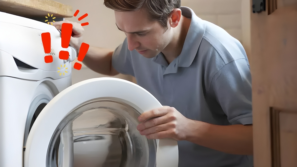 Máy giặt không chuyển sang bước giặt