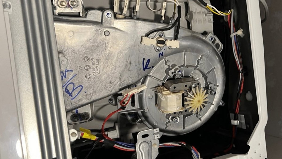 Hỏng bộ phận quạt gió