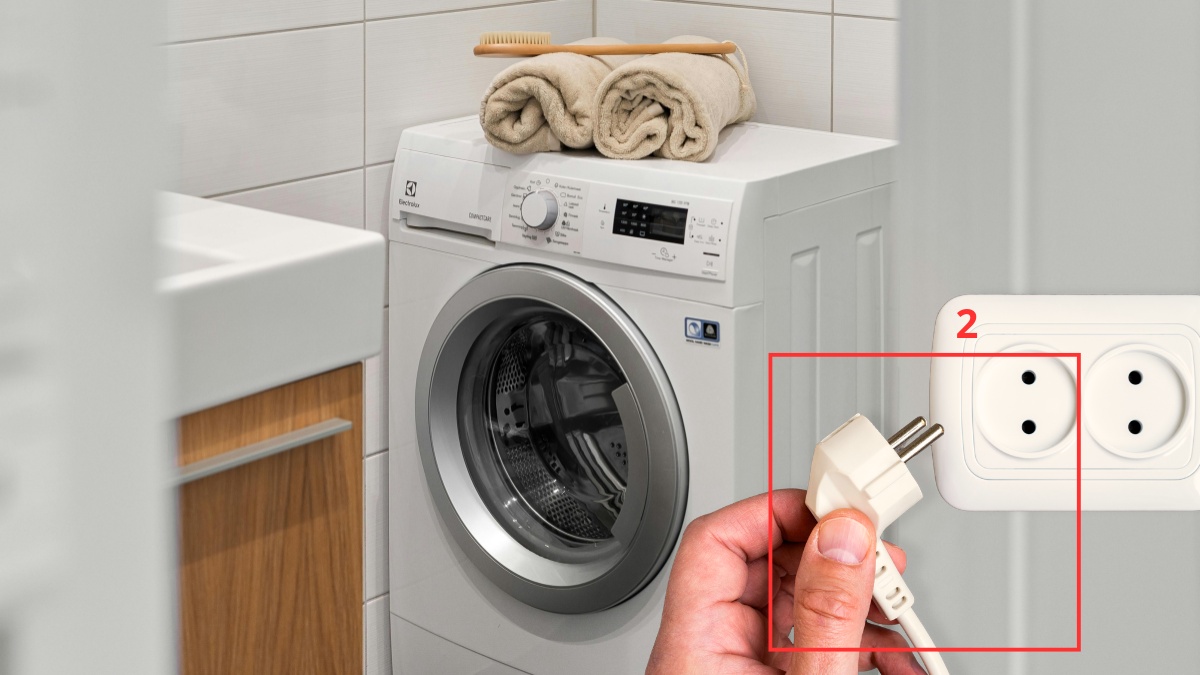 Rút phích cắm trong 5-10 phút