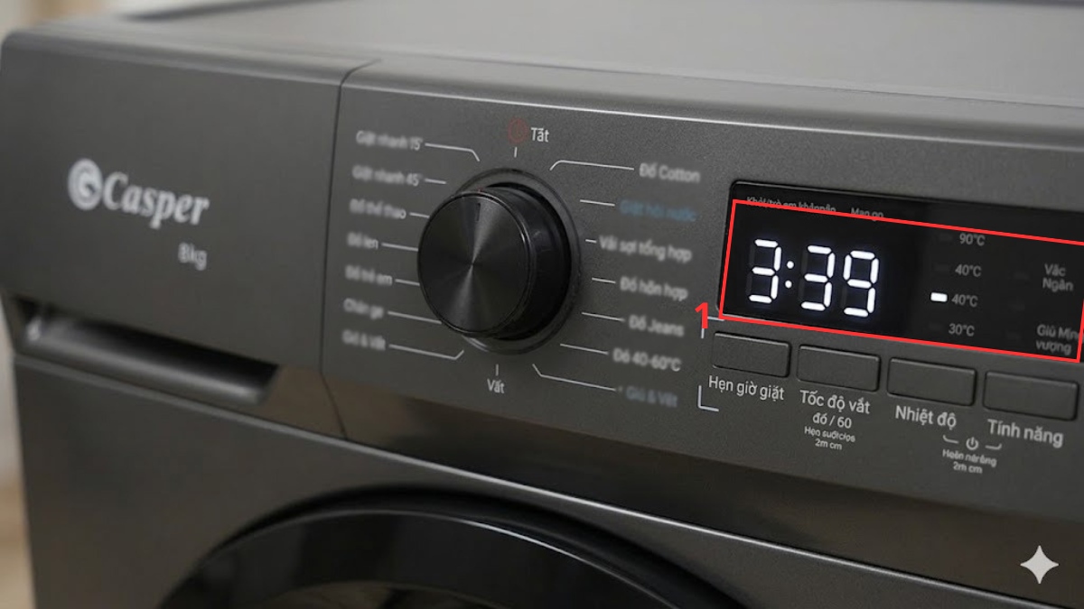 Cách khắc phục máy giặt không tự tắt nguồn