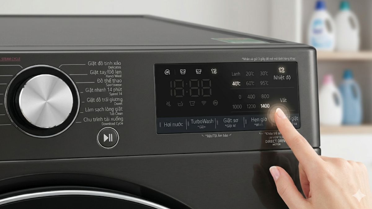 Cách phòng tránh máy giặt LG bị liệt phím cảm ứng