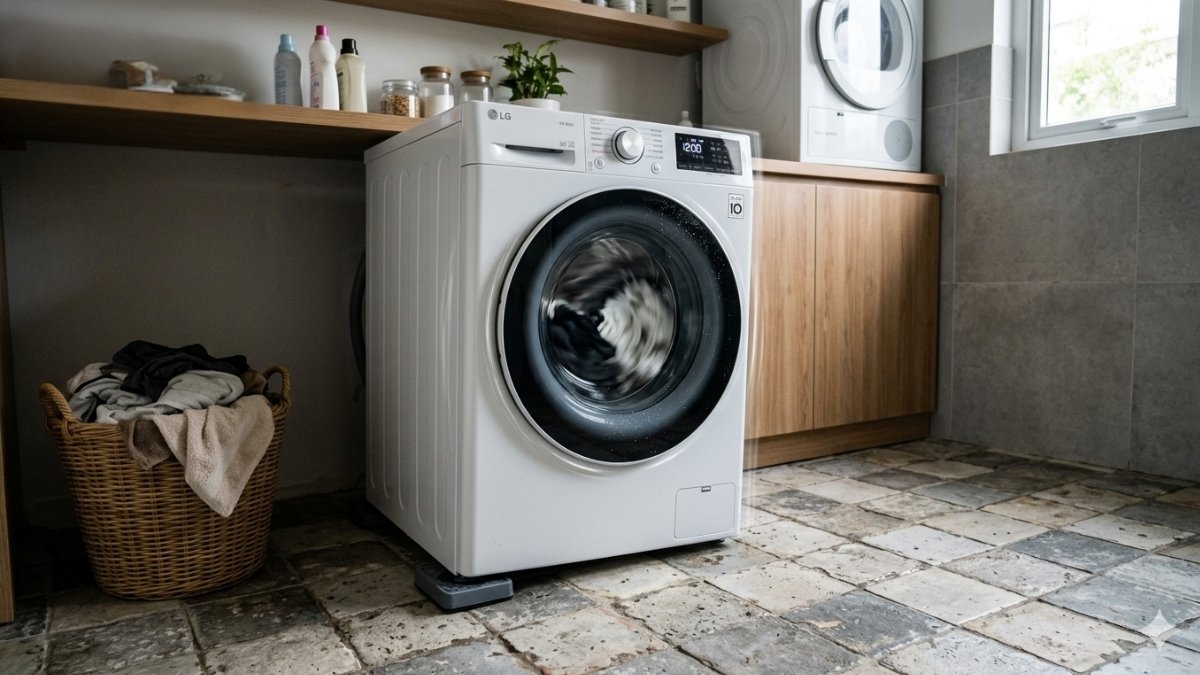 Tại sao máy giặt LG rung lắc mạnh khi vắt?