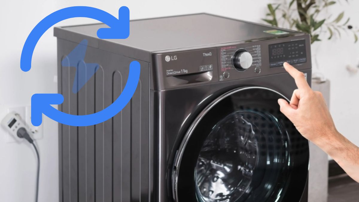 Phần mềm máy giặt cần cập nhật hoặc reset