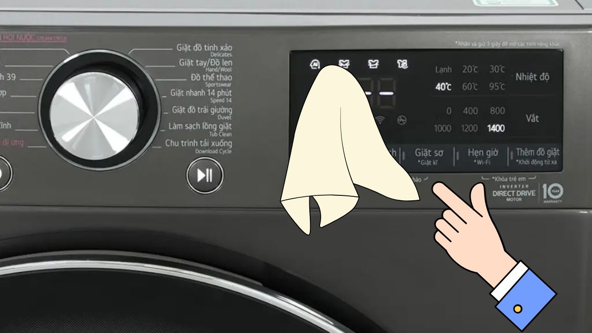 Vệ sinh bảng điều khiển và kiểm tra độ nhạy nút bấm