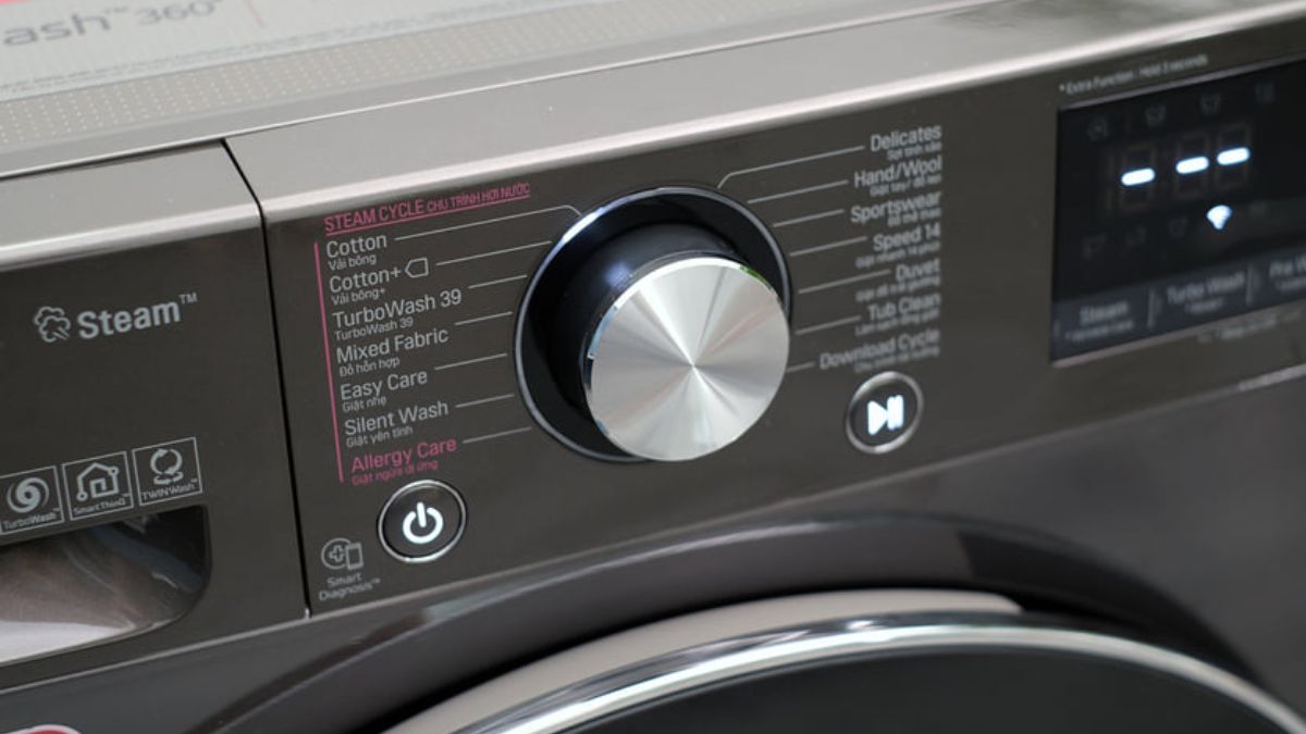 Cách phòng tránh lỗi không chọn được chế độ giặt trên máy giặt LG