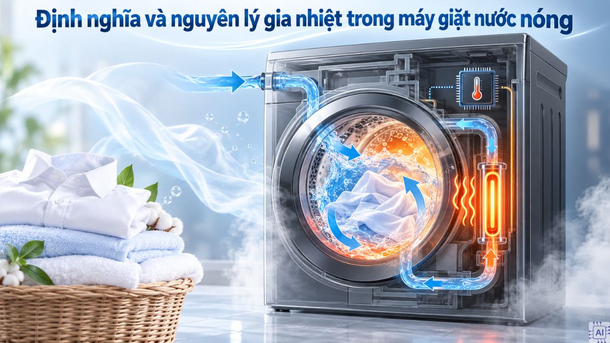 Máy giặt nước nóng là gì