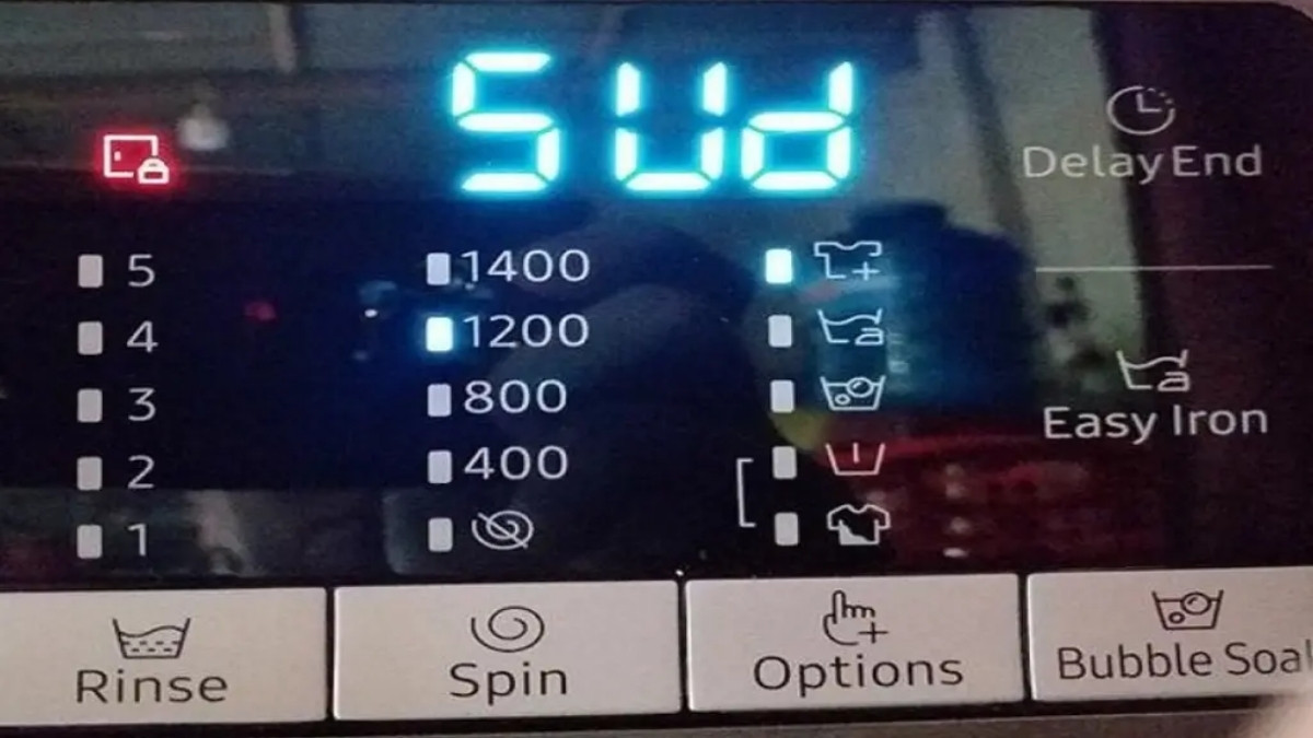 Máy giặt Samsung báo lỗi 5UD là gì? 