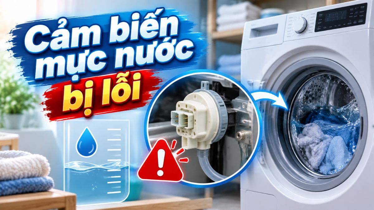 Nguyên nhân máy giặt vắt mãi không dừng