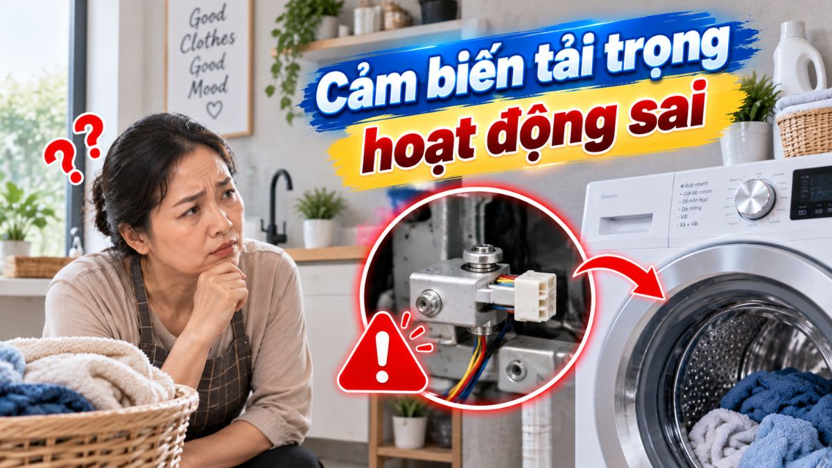 Cảm biến tải trọng hoạt động sai