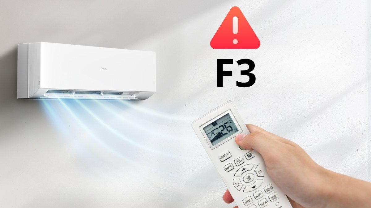 Máy lạnh Aqua báo lỗi F3