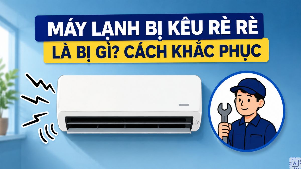 Máy lạnh bị kêu rè rè là bị gì? Cách khắc phục chi tiết