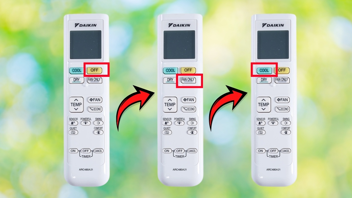 Cách xóa lỗi CC máy lạnh Daikin 