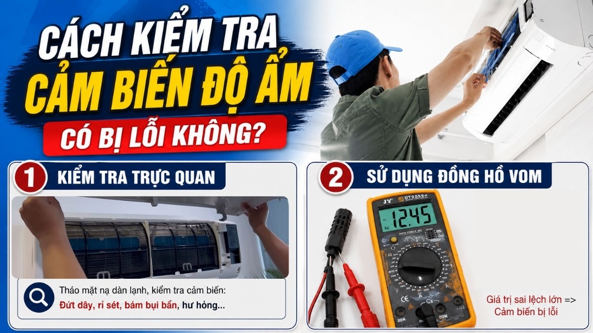 Cách kiểm tra cảm biến độ ẩm có bị lỗi không?