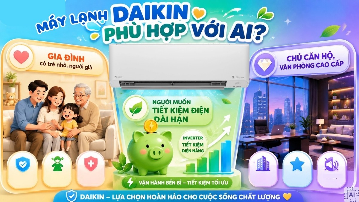 Daikin phù hợp với đối tượng người dùng nào?