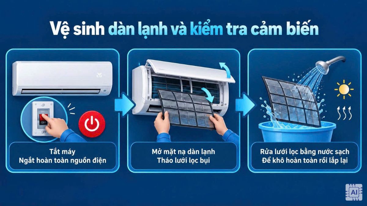 Vệ sinh dàn lạnh