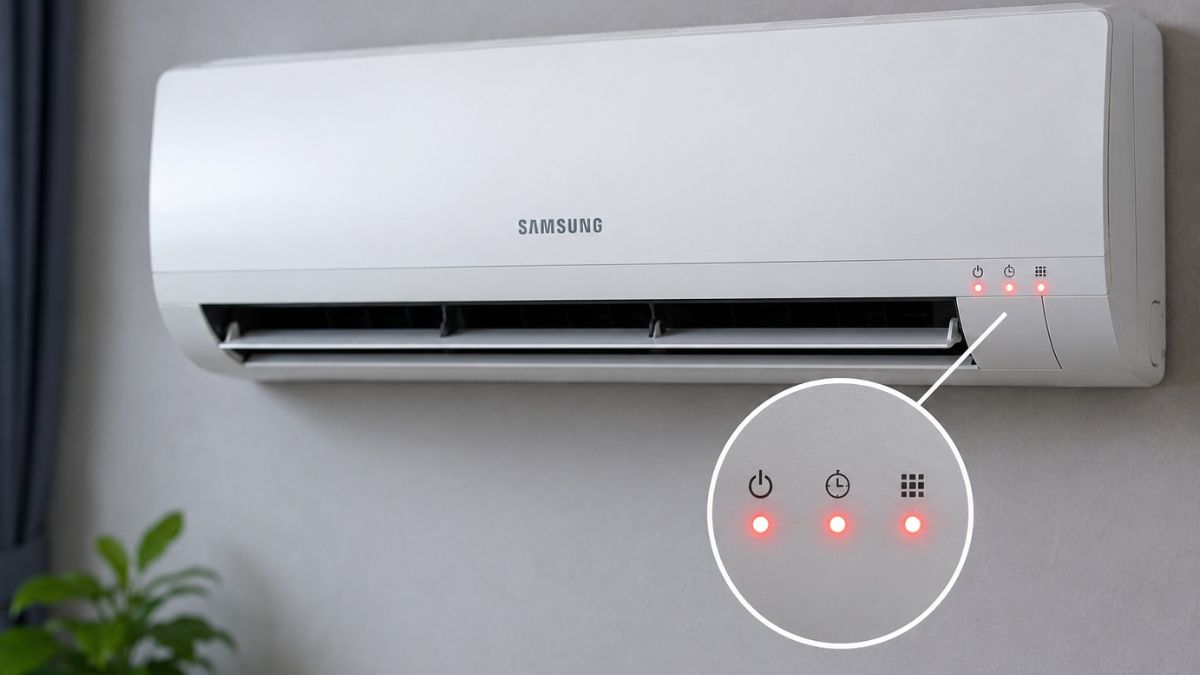 Máy lạnh Samsung chớp đèn