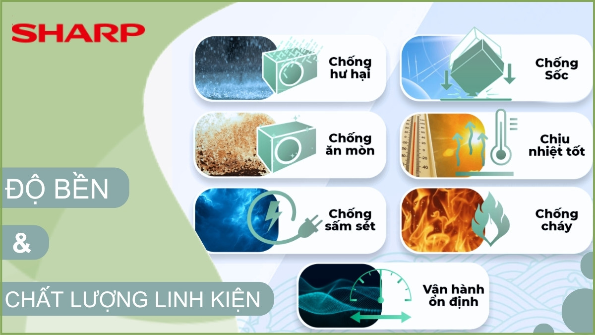 Độ bền và chất lượng linh kiện
