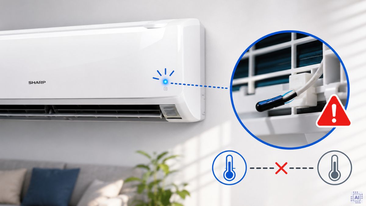 Cảm biến nhiệt độ gặp sự cố