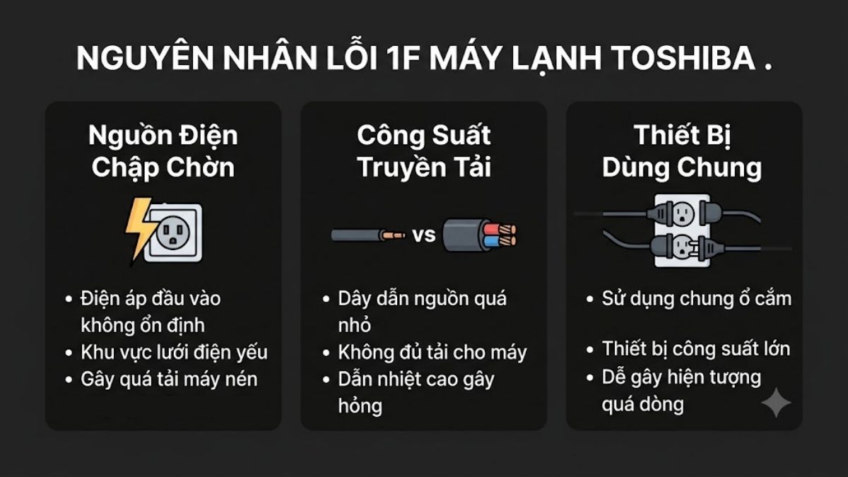 Nguồn điện không ổn định