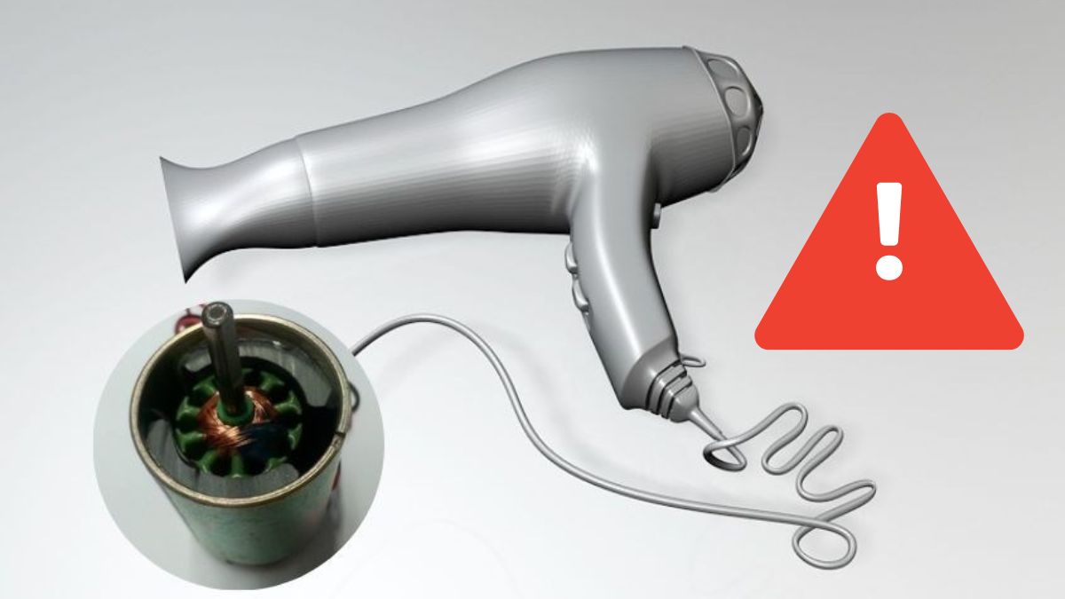 Động cơ máy sấy bị mòn hoặc kẹt trục quay