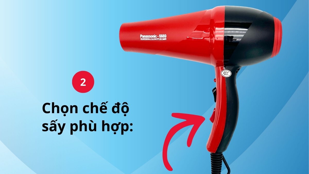 Chọn chế độ sấy