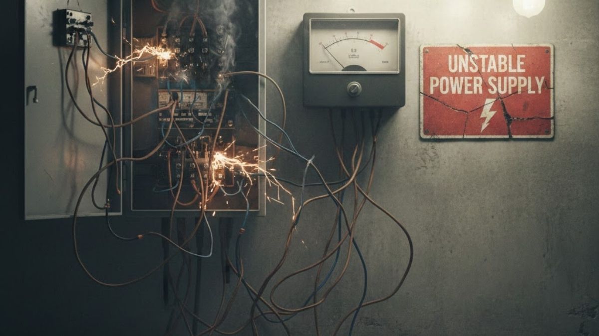 Nguồn điện không ổn định làm máy sấy tóc không nóng