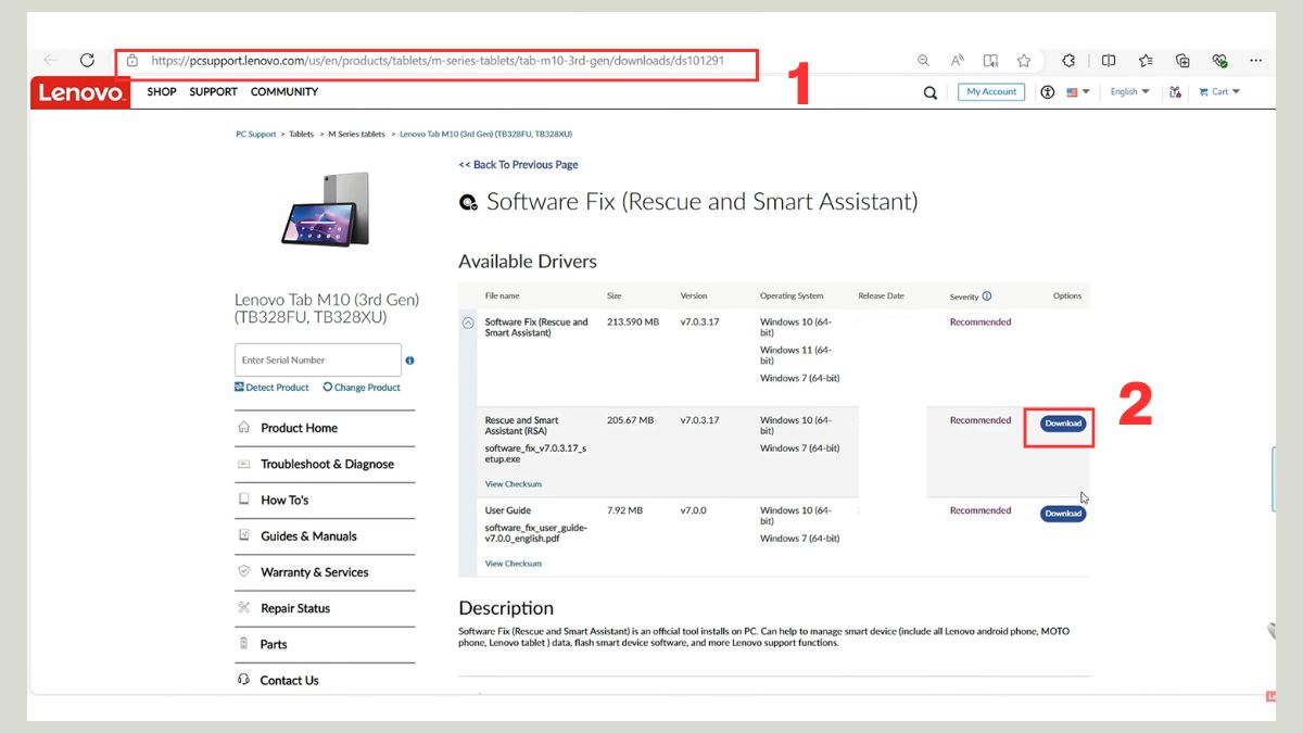 Up lại phần mềm