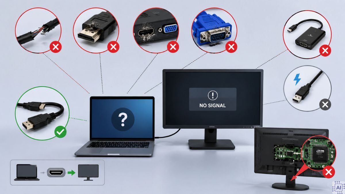 Tại sao máy tính không nhận màn hình thứ 2?