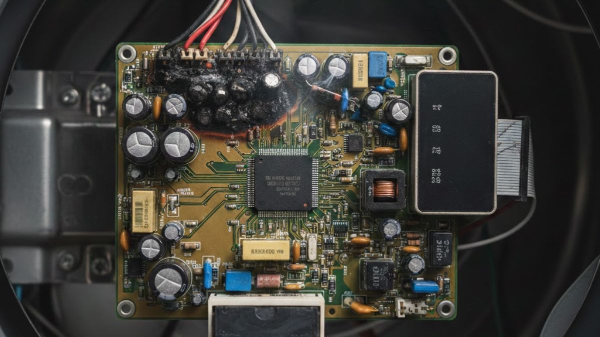 Bo mạch bị lỗi làm xuất hiện mã lỗi máy giặt LG LE