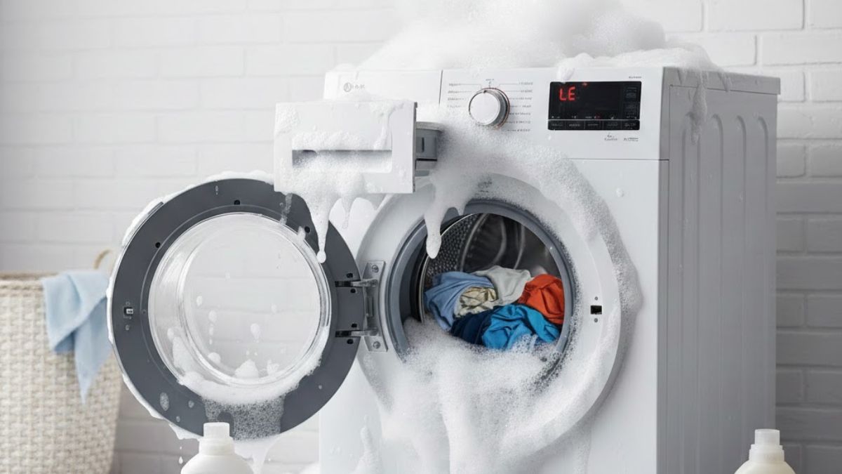 Sử dụng quá nhiều bột giặt dẫn đến lỗi LE LG