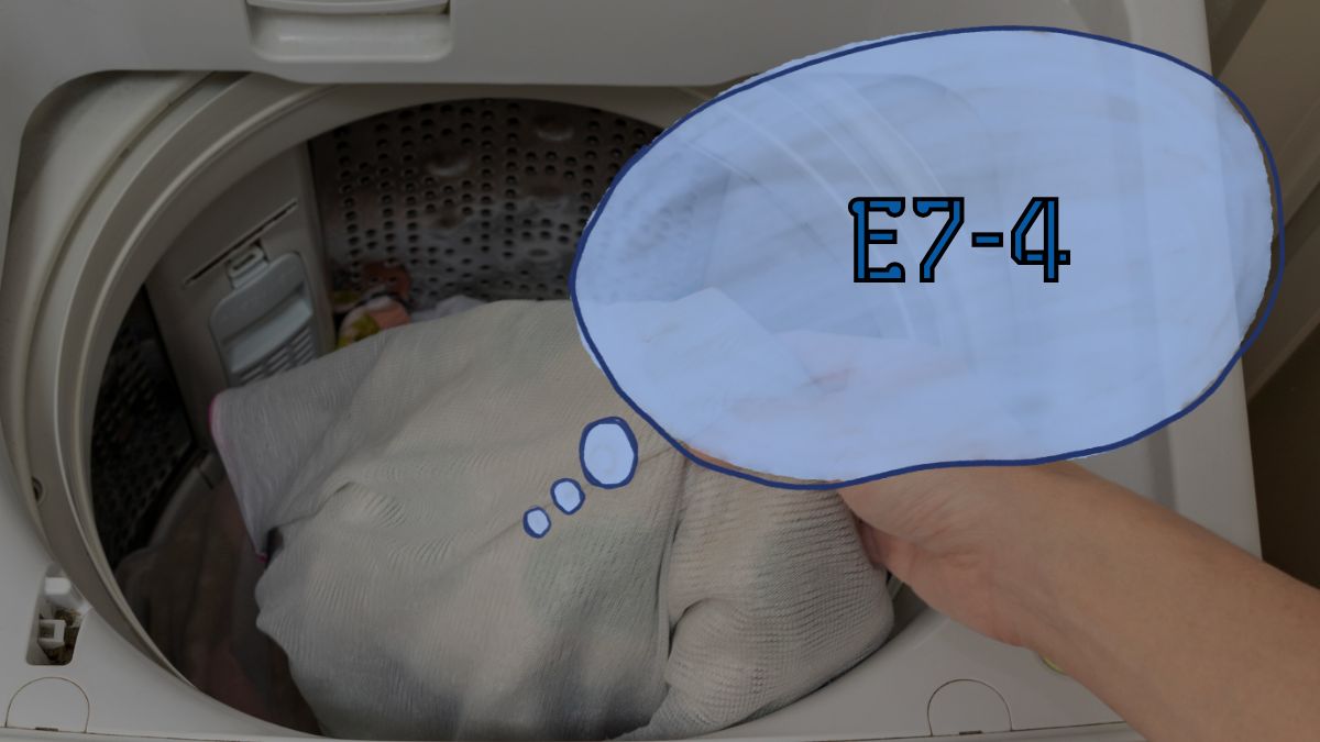 Lỗi máy giặt Toshiba E7-4 là gì?