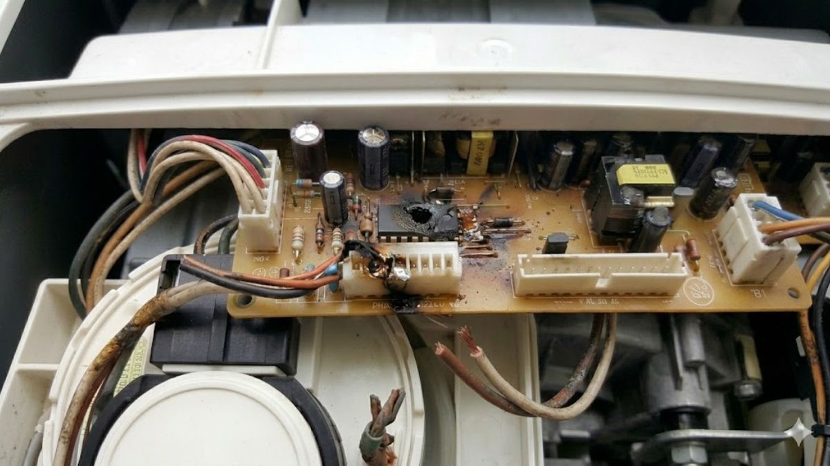 Bo mạch điều khiển bị hư