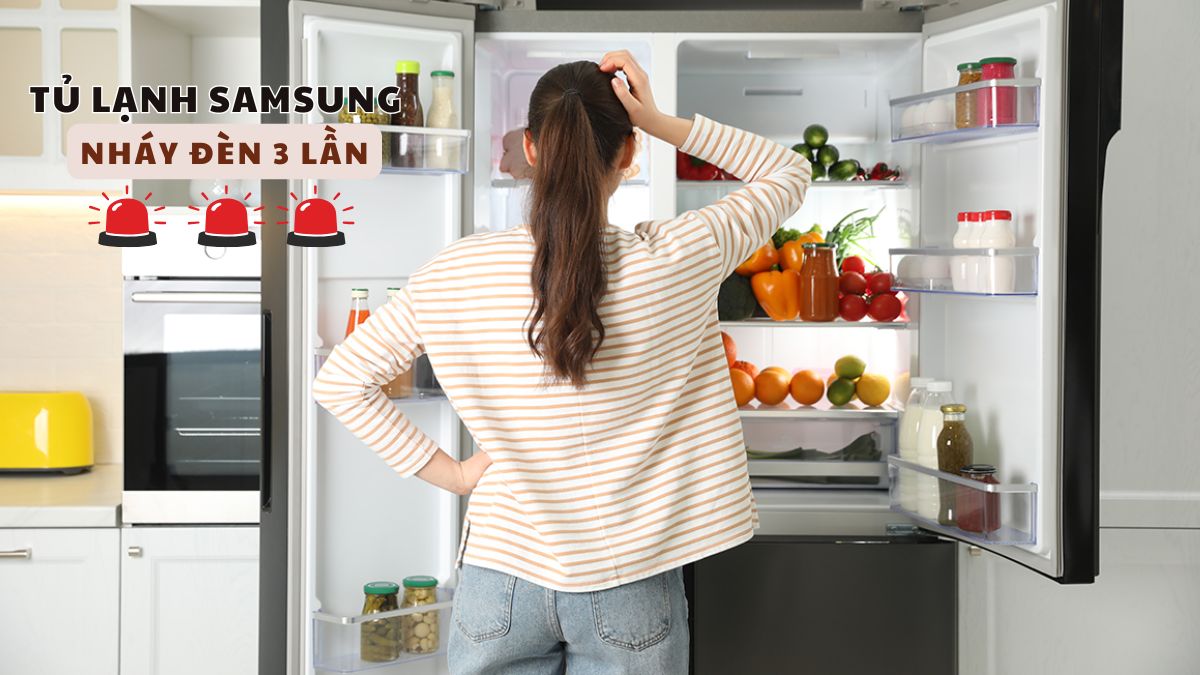 Bảng mã lỗi tủ lạnh Samsung nháy đèn
