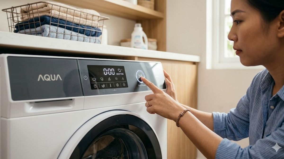 Reset máy giặt