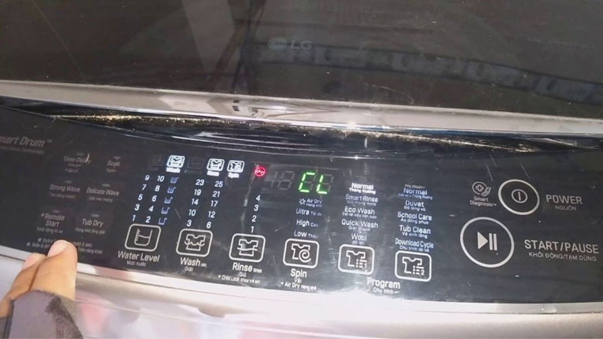 Nguyên nhân gây ra mã lỗi CL máy giặt LG