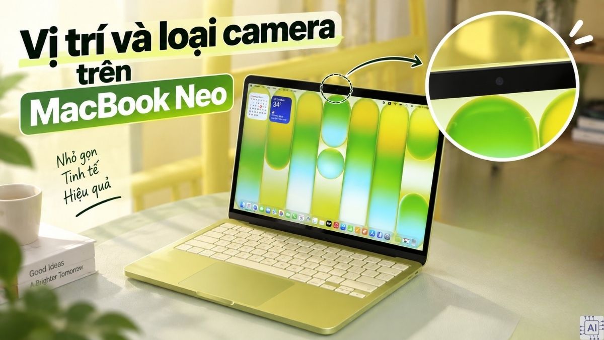 MacBook Neo có camera không?