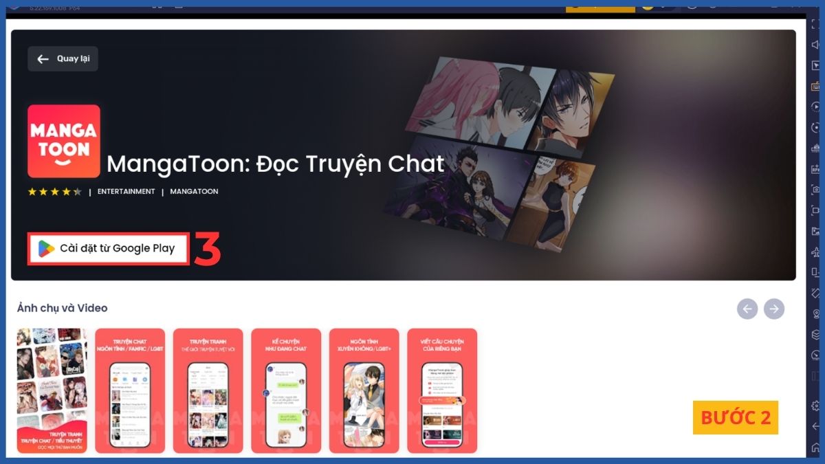 Nhấn Cài đặt từ Google Play