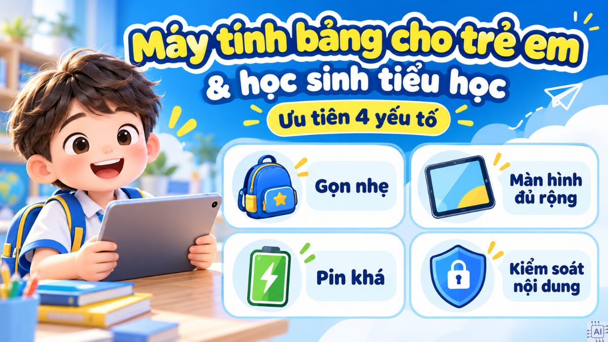 Nên mua máy tính bảng nào để học tập?