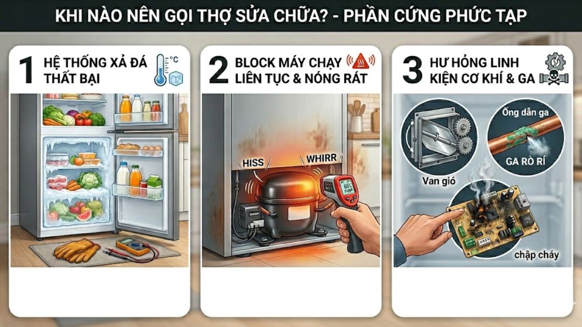 Khi nào nên gọi thợ sửa chữa?