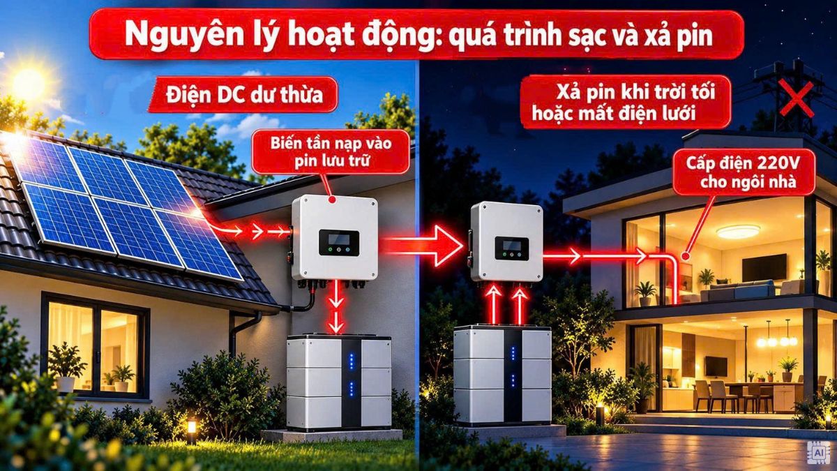 Quá trình sạc và xả pin