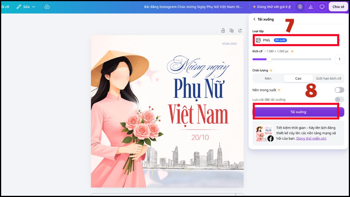 Hướng dẫn tải hình ảnh 20/10 bước 4