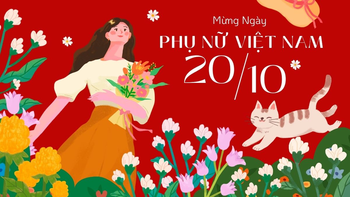 Hình ảnh 20/10 đẹp cho mạng xã hội