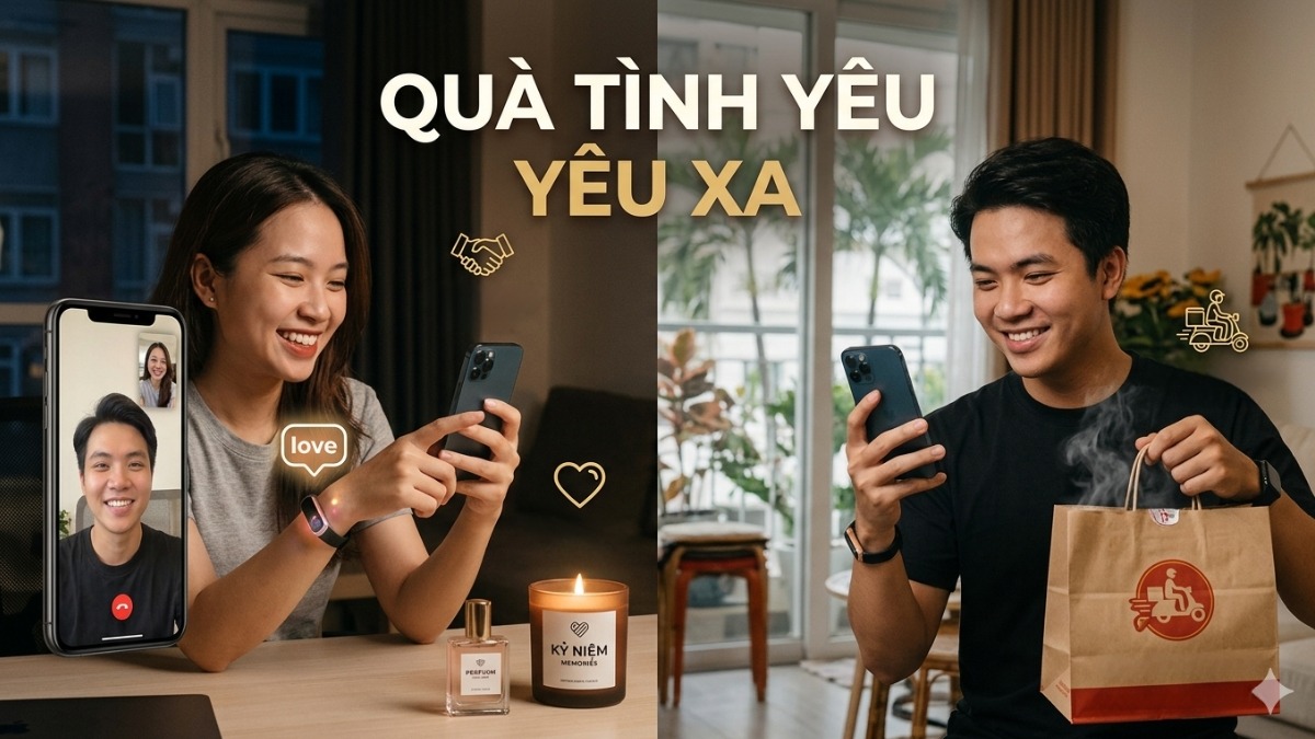 Quà tặng tình yêu cho bạn trai yêu xa